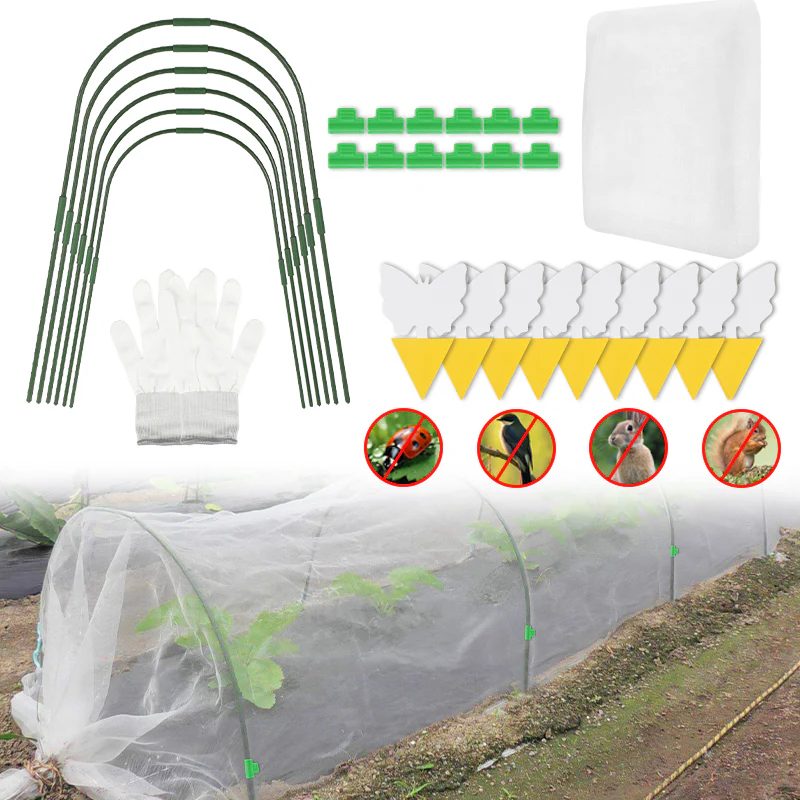 Garteninsektennetz Pflanzenschutznetz 3x9m/3x10m