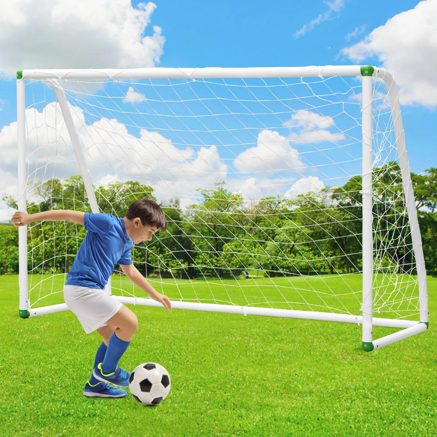 Fußballtor PVC mit Netz Tragbares