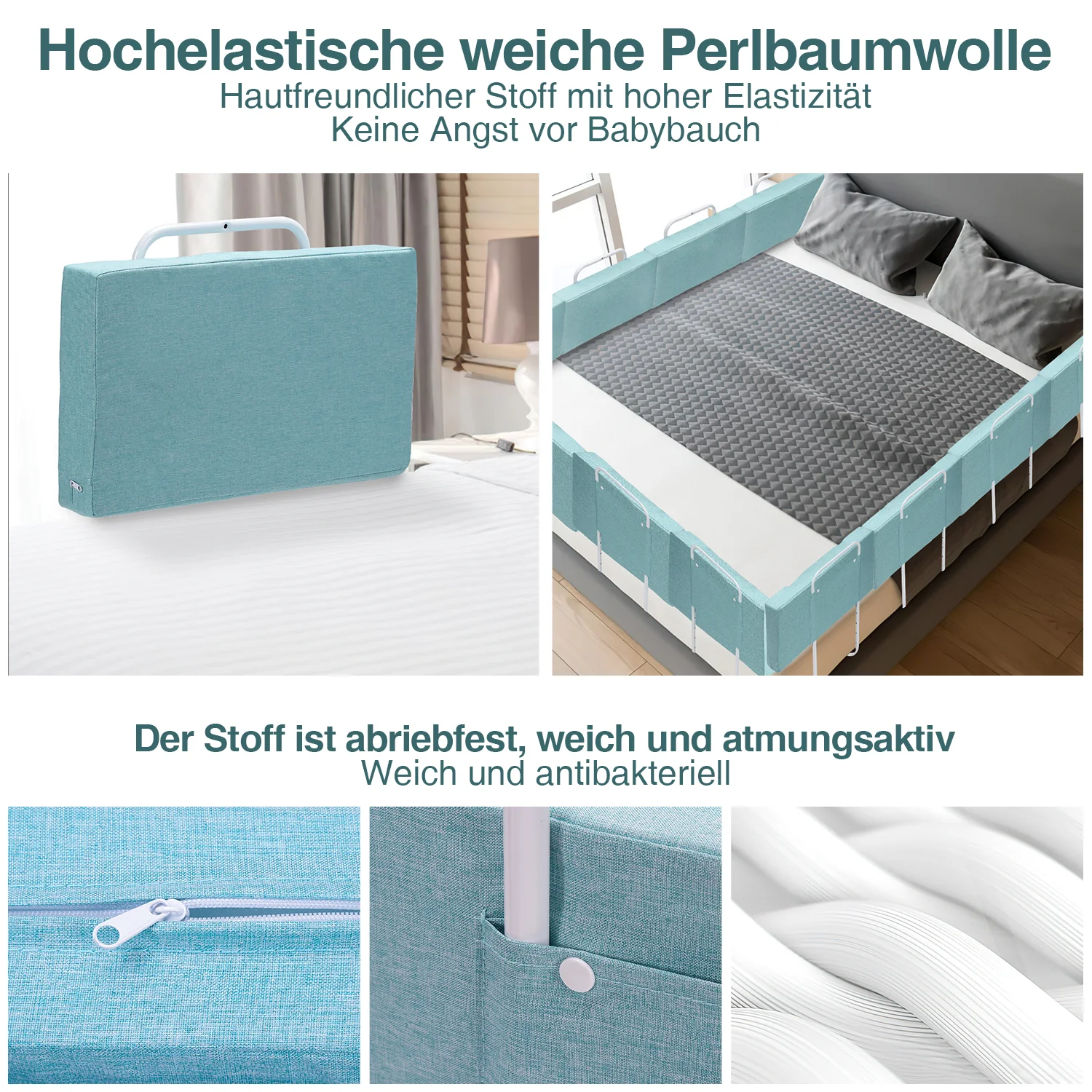 Bettgitter Rausfallschutz 28cm Höhe