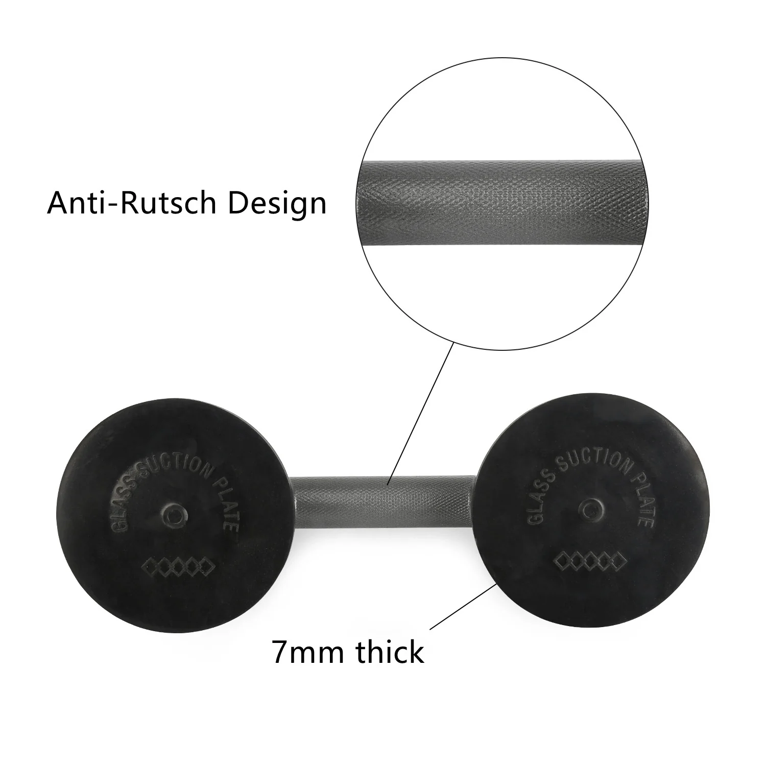 2x Saugheber Glassauger 100KG