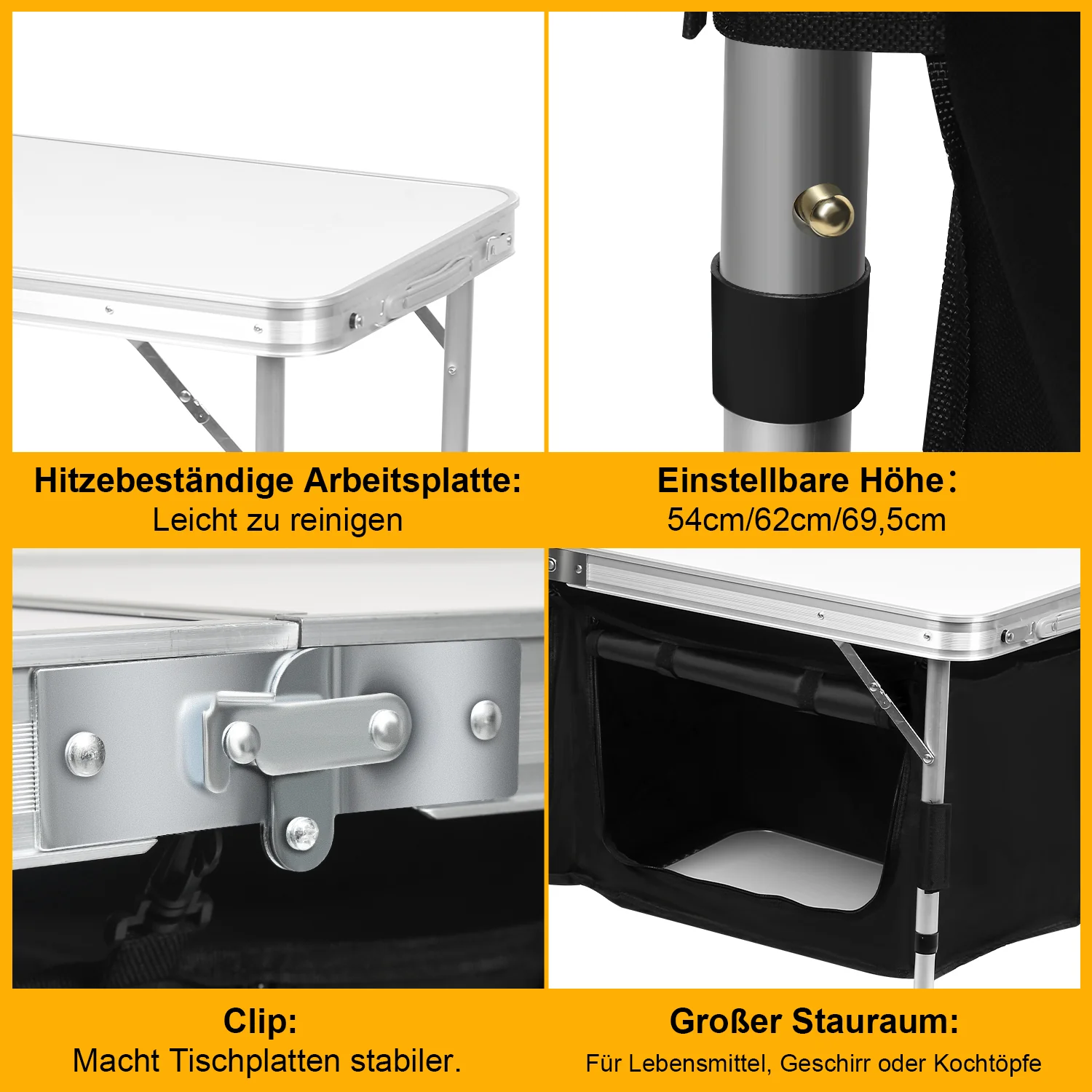 Campingküche Faltbar 2 Fächer