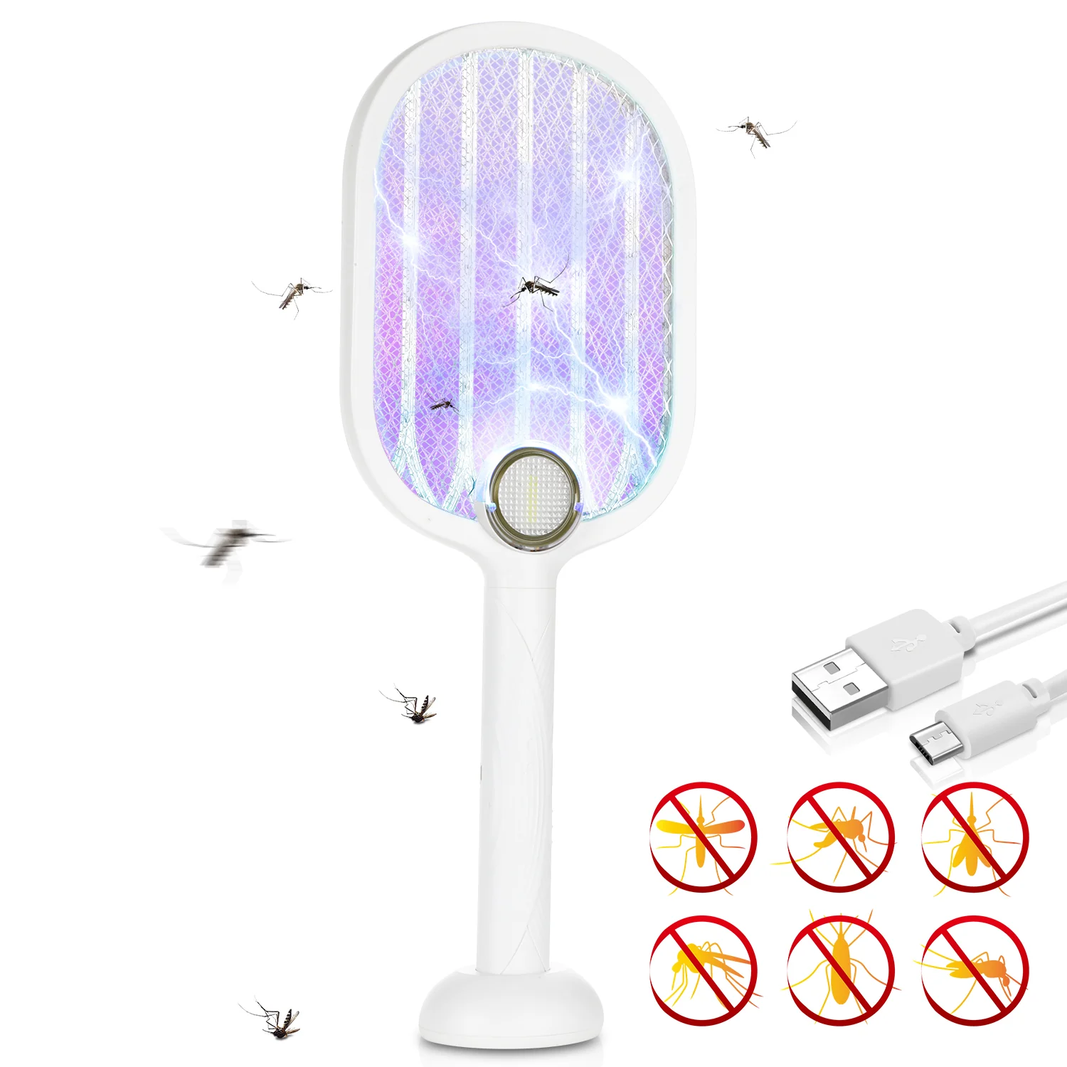 Elektrische Fliegenklatsche Insektenvernichter USB