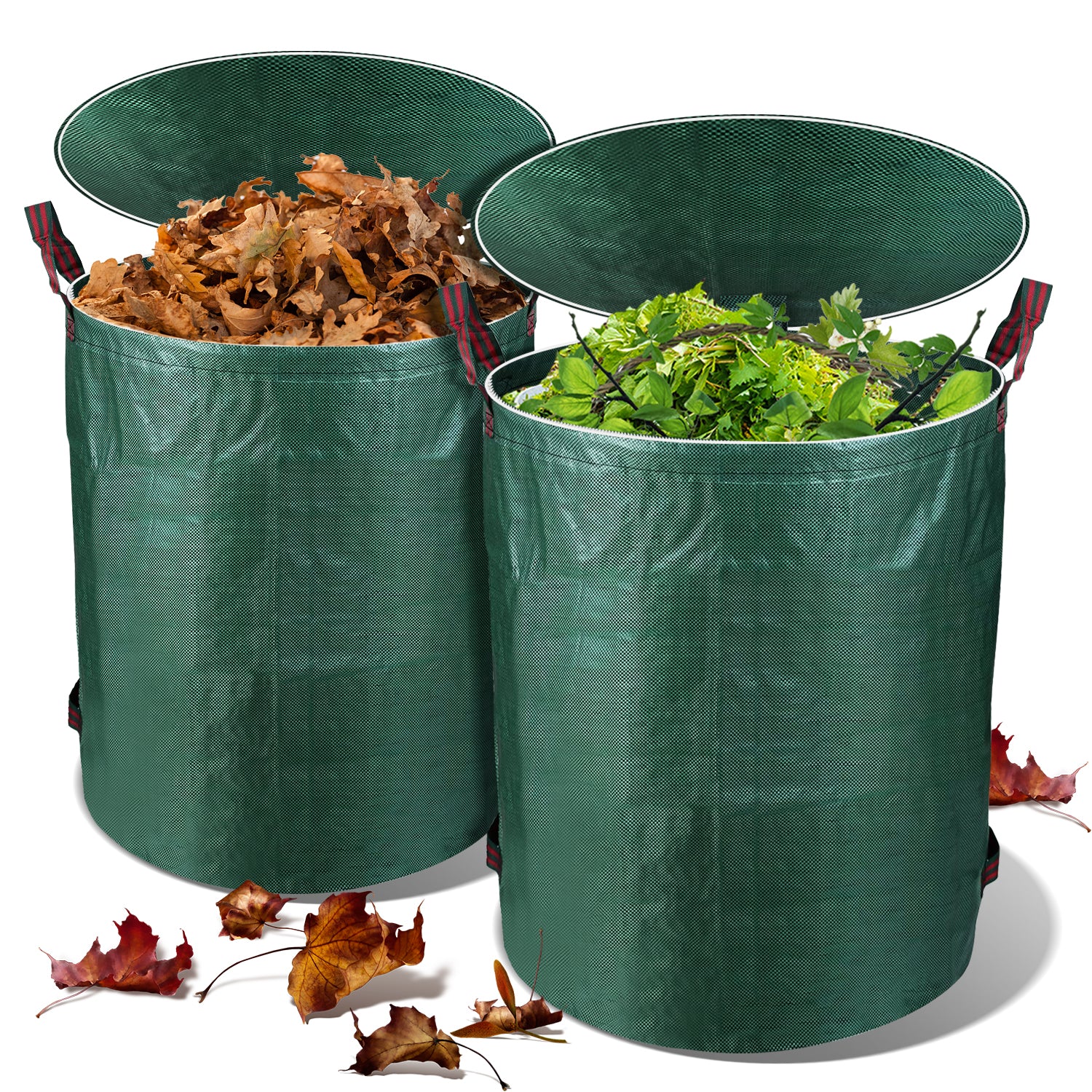 Gartenabfallsack Gartensack 272L mit Deckel