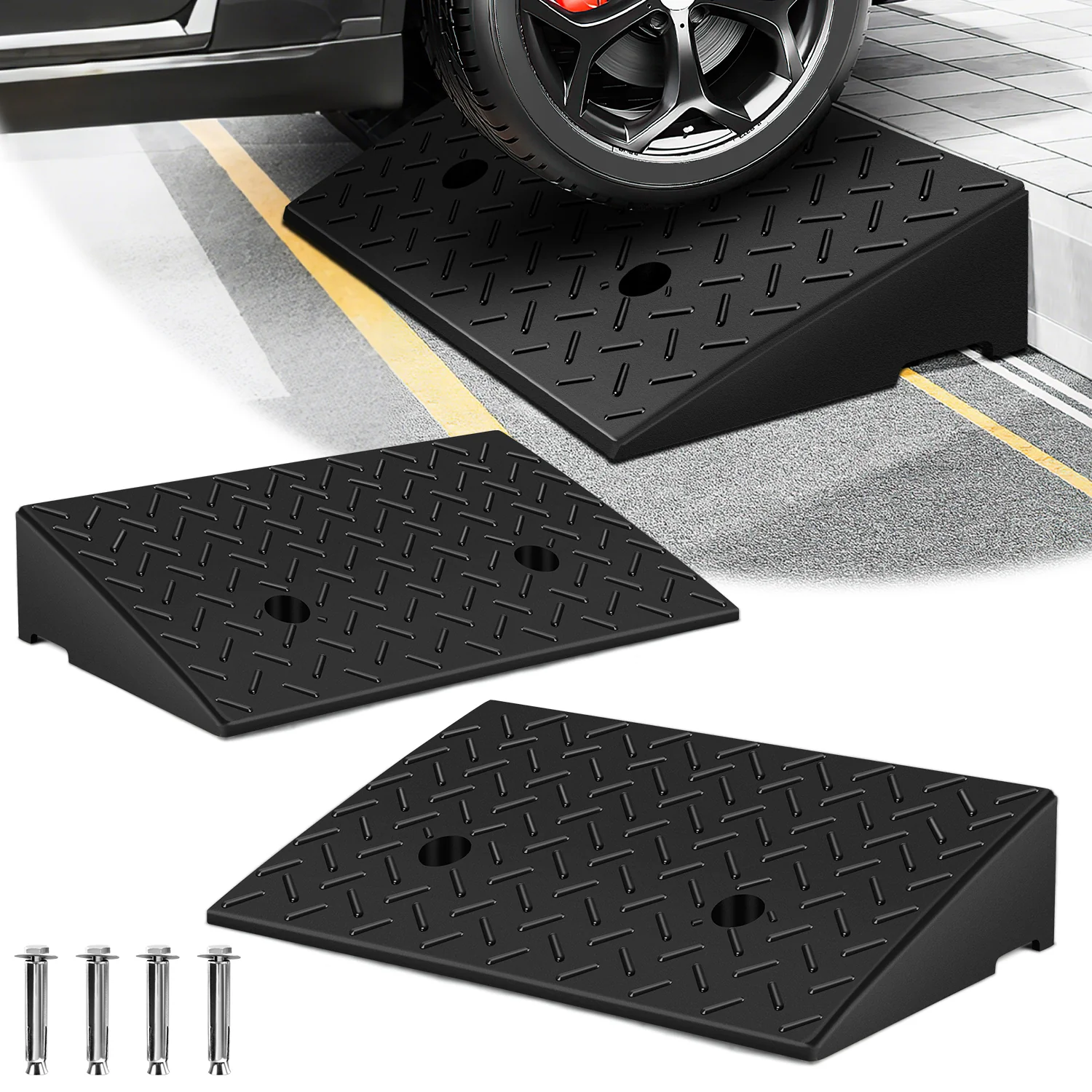 2x Auffahrrampe Fahrzeugrampe bis 10T