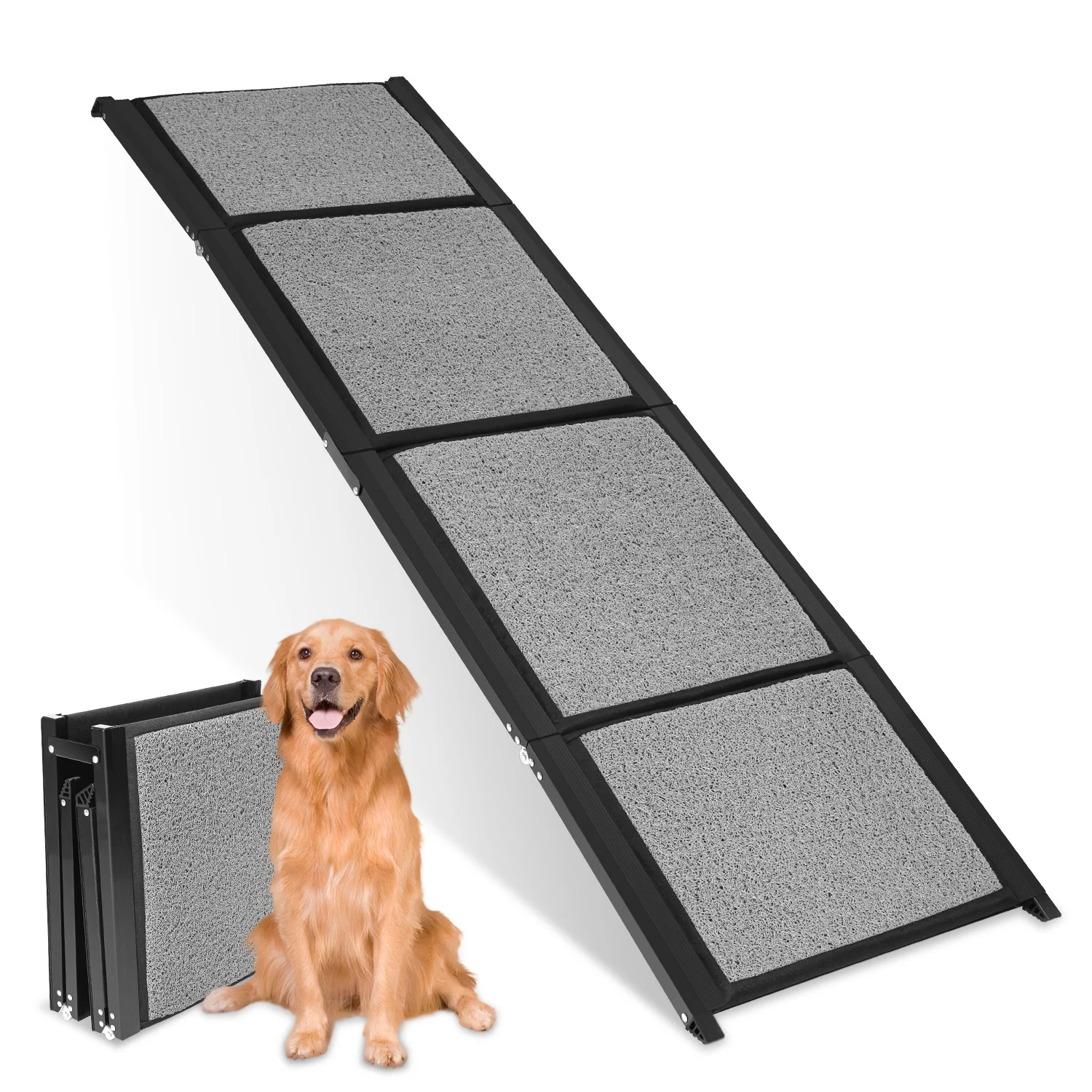 Faltbar Hundetreppe Hunderampe Haustier Aufstiegshilfe