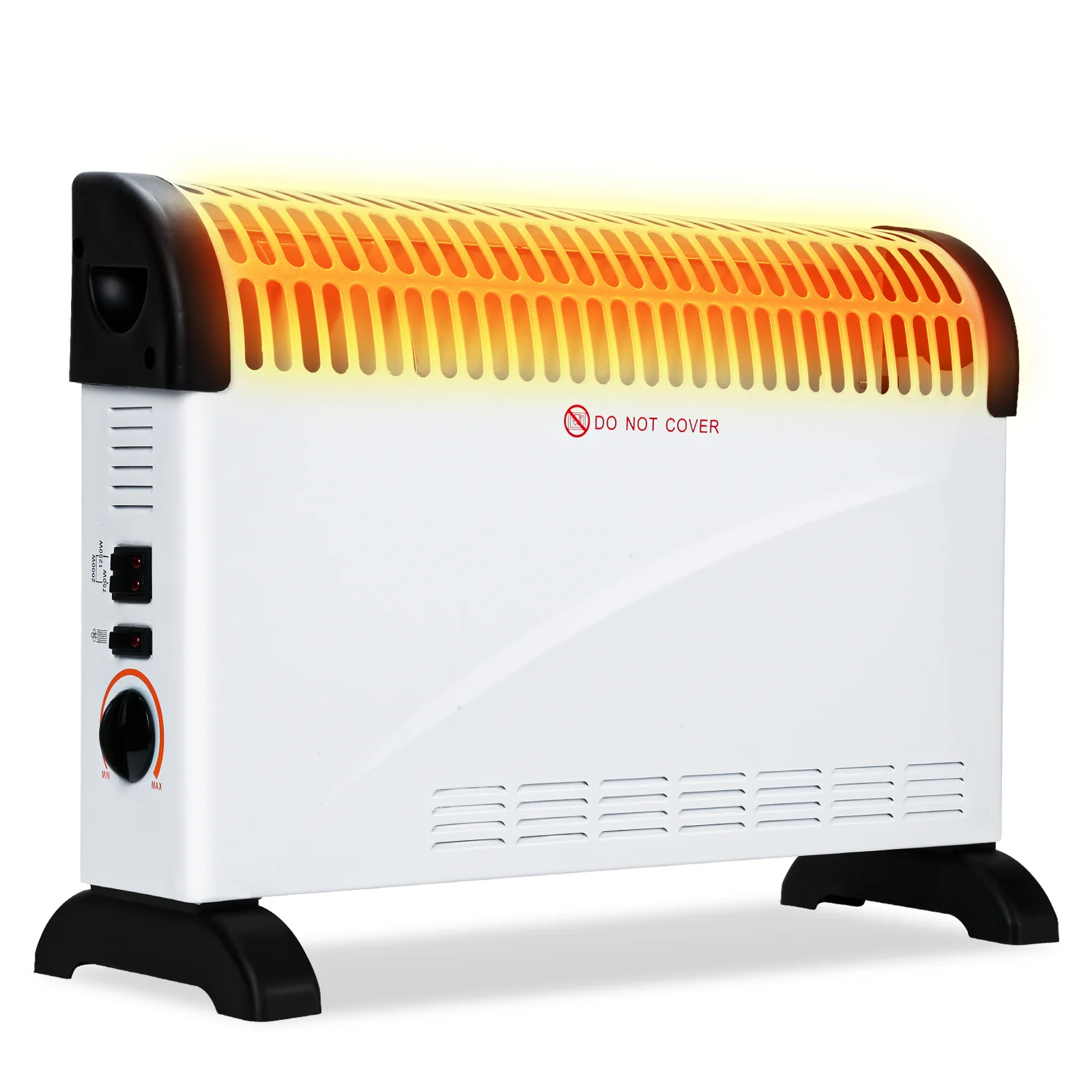 2000W Elektroheizung Konvektor Heizung mit Thermostat