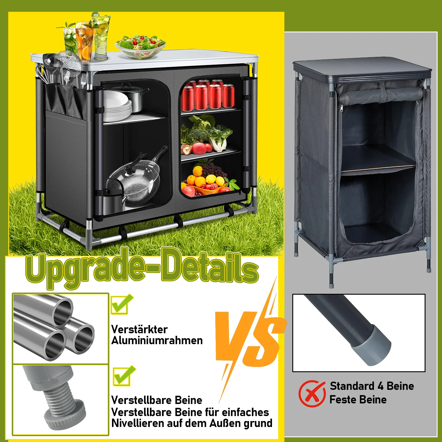 Campingküche Campingschrank Faltschrank