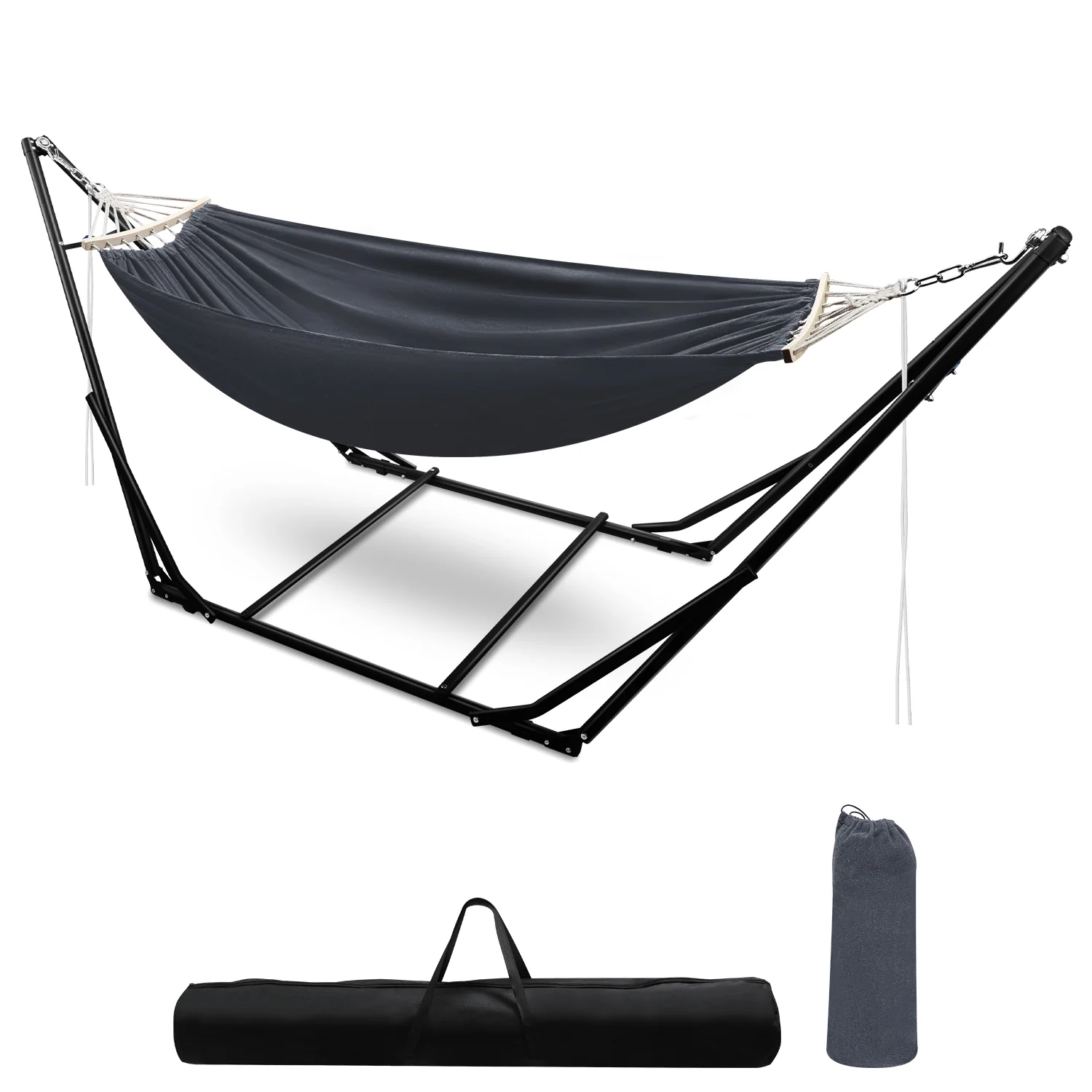 Hängematte mit Gestell Klappbar mit Tragetasche