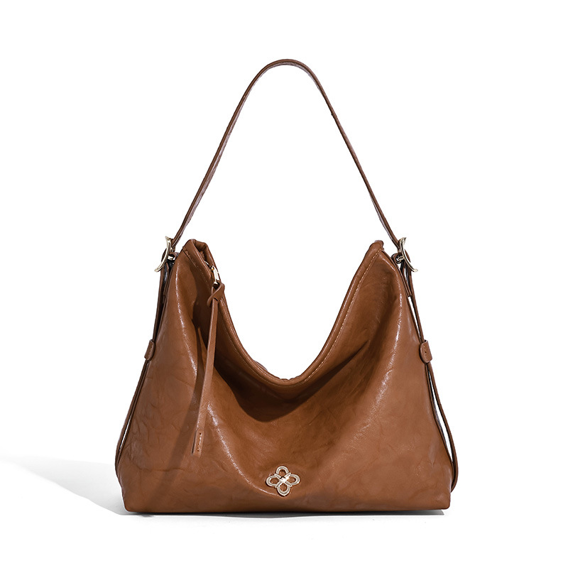 Classic Soft Leather Large Hobo Bag