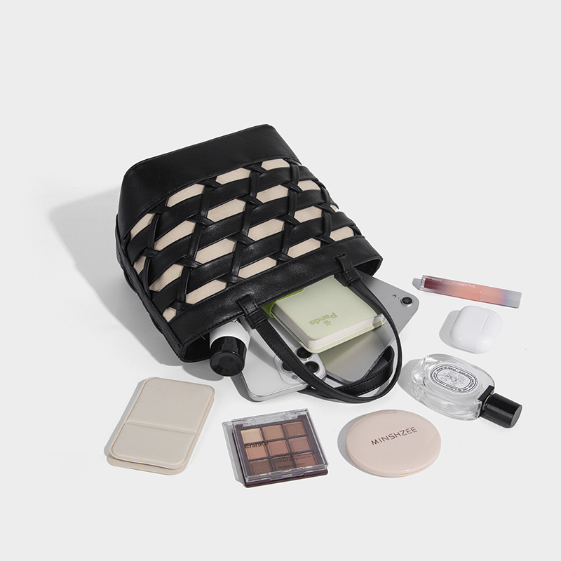 Classic Woven Canvas Tote Bag