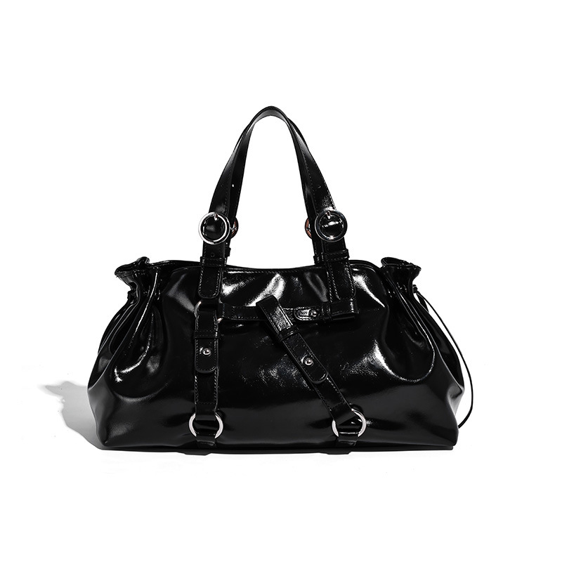 Glossy Leather Urban Shoulder & Hand Bag
