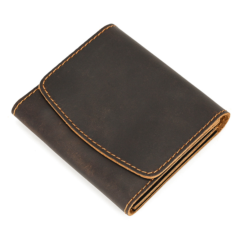 Vintage Leather Fold Flip Cover Wallet