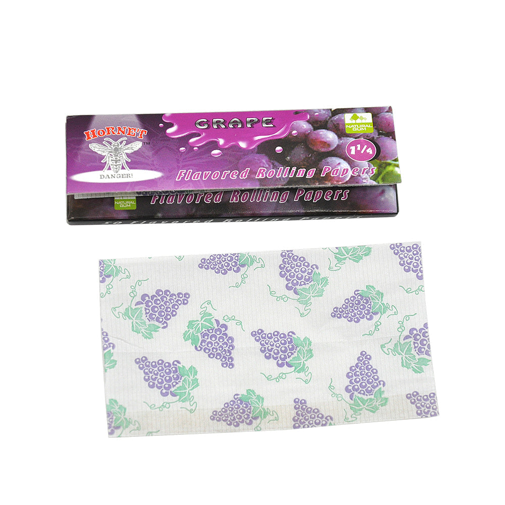 Hornet Grape Flavored Rolling Paper 5 Booklets