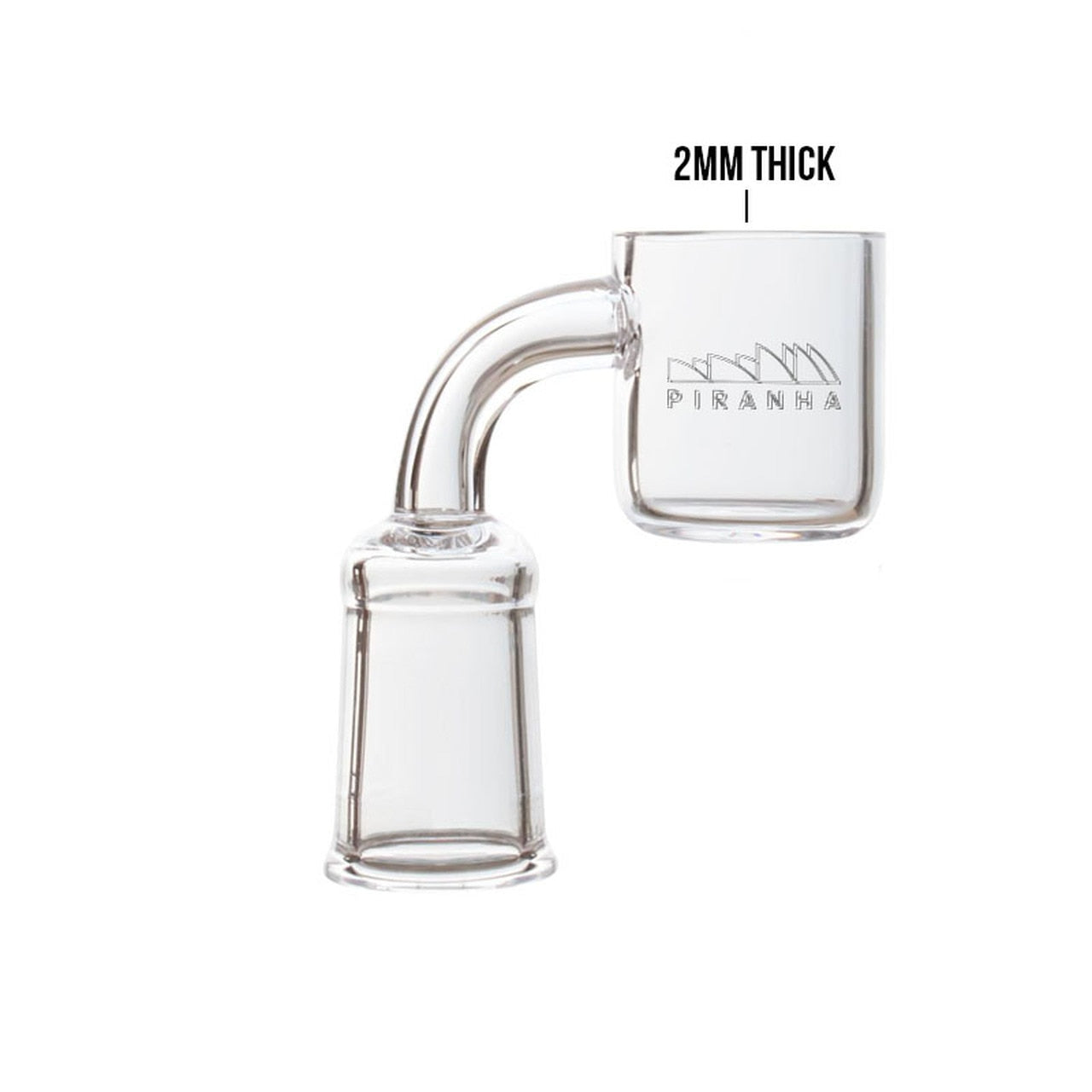 Piranha Quartz 2mm Flat Top Banger Nail