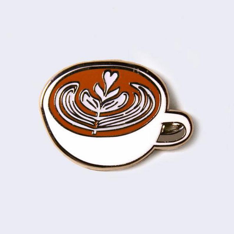 Luminous Coffee Enamel Pin