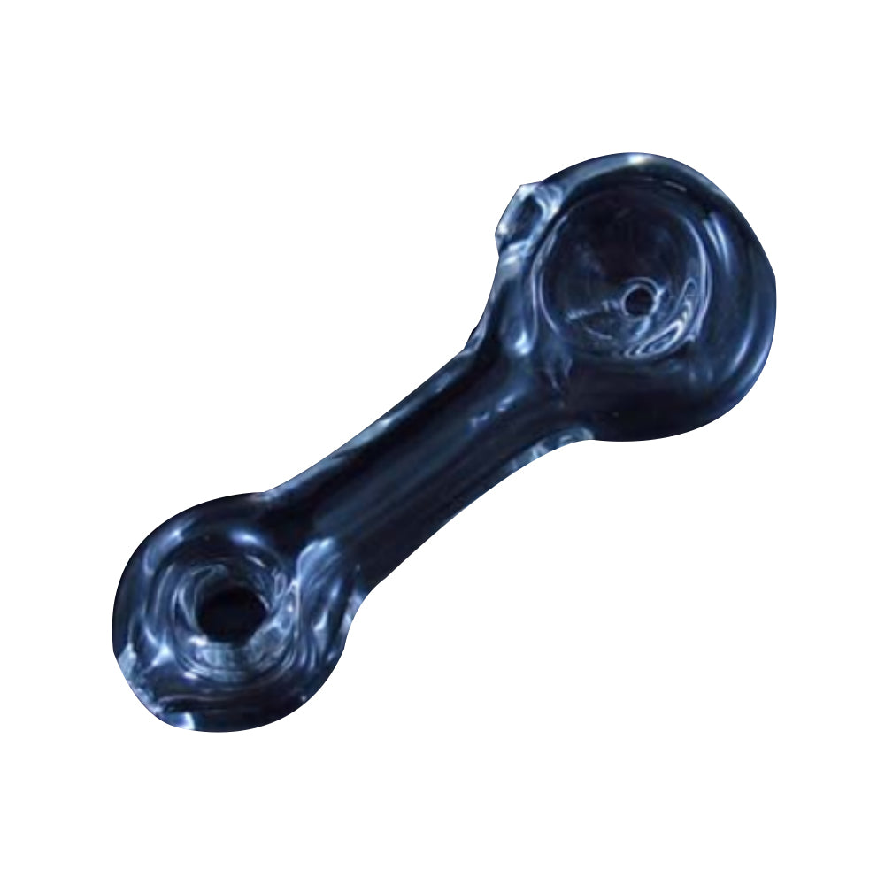 Dark Blue Glass Spoon Pipe