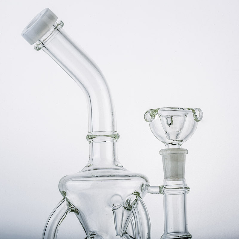 14mm Male Clear Round Bong Bowl