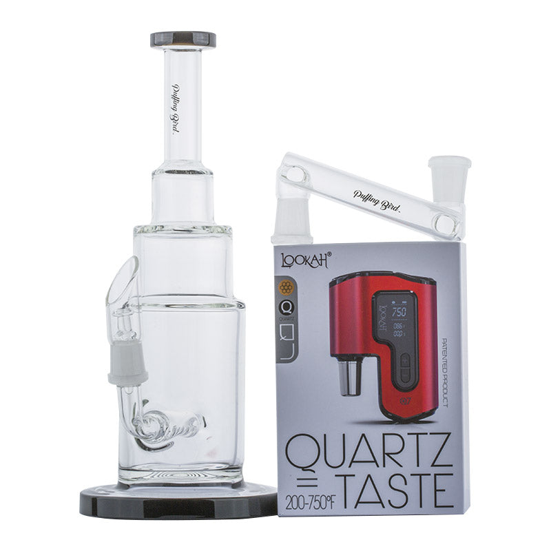 Downstem Inline Pyramid Bong w/ Lookah Q7 Electric Dab Nail