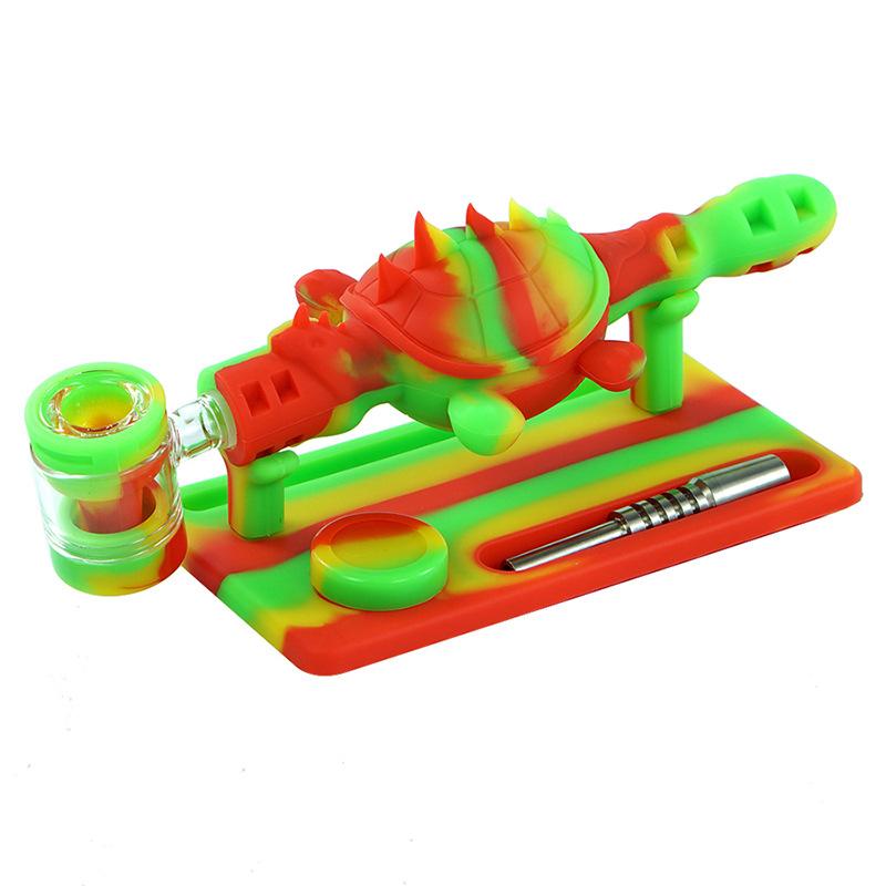 Turtle Silicone Nectar Collector Pipe Kit