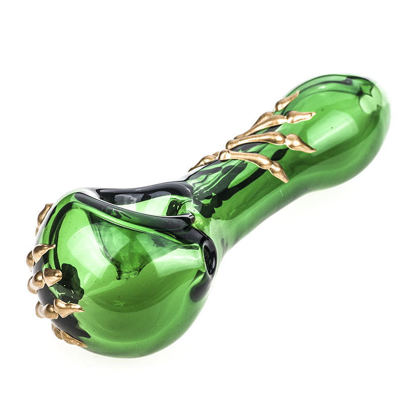Bone Claw Glass Spoon Pipe