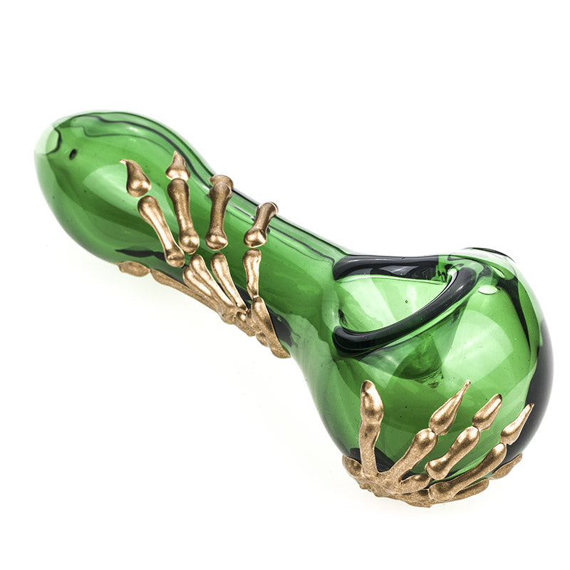 Bone Claw Glass Spoon Pipe