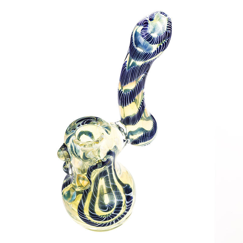 Spiral Glass Sherlock Bubbler