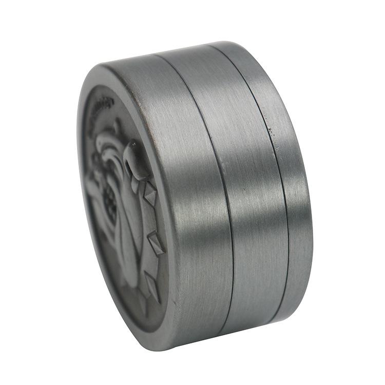 Dog Head Pattern Zinc Alloy Weed Grinder