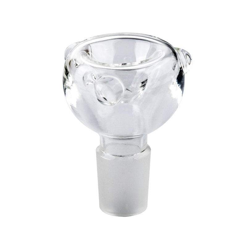 14mm Male Transparent Glass Bowl
