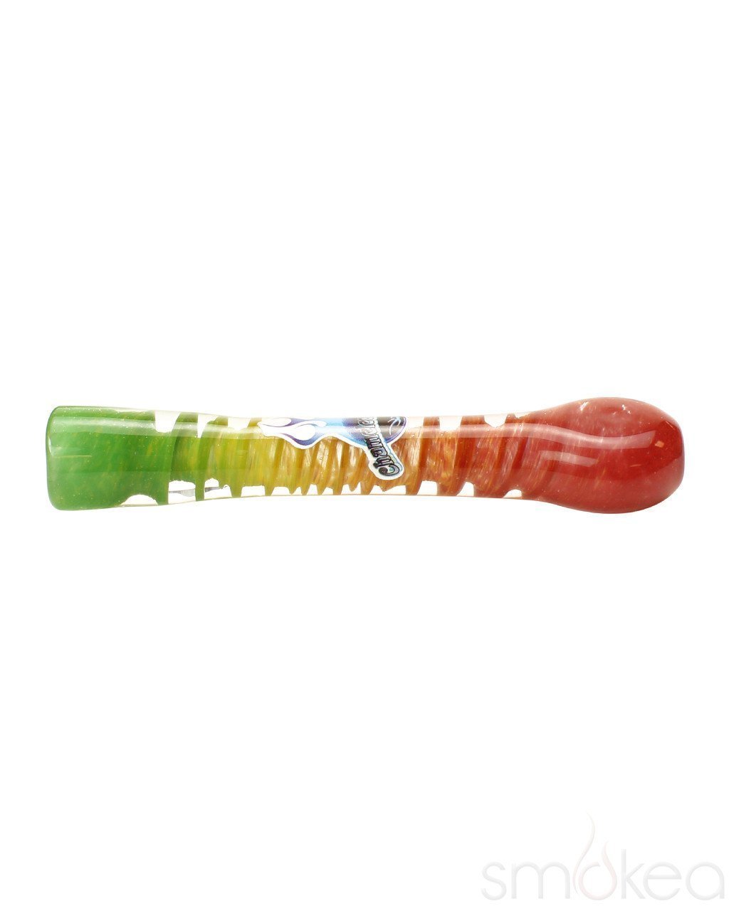 Chameleon Glass Reggae Twist Chillum Pipe