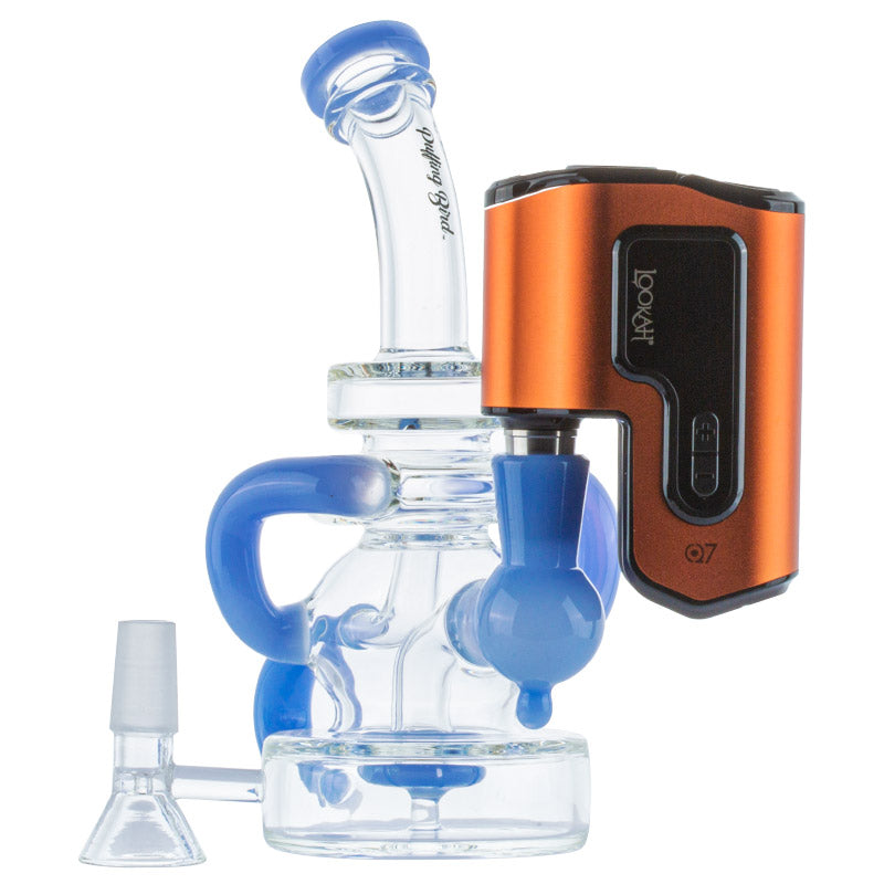 Recycler Showerhead Dab Rig w/ Lookah Q7 Electric Dab Nail Set