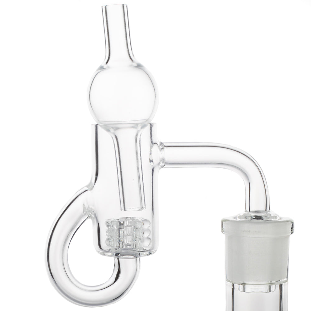 Diamond Knot Loop Recycler Quartz Banger