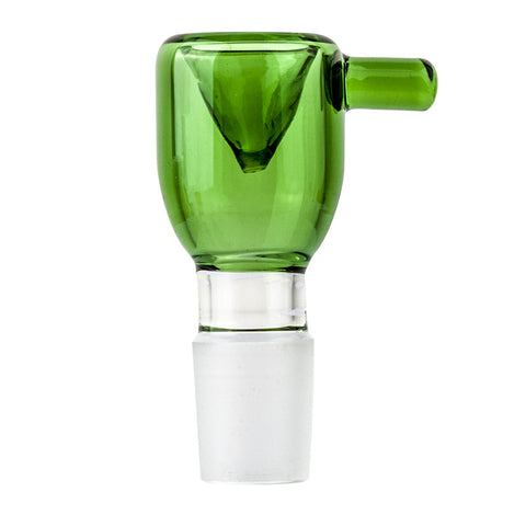 18mm Male Green Bong Bowl With One Handle