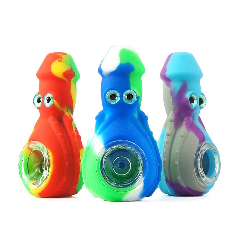 Octopus Silicone Novelty Pipe