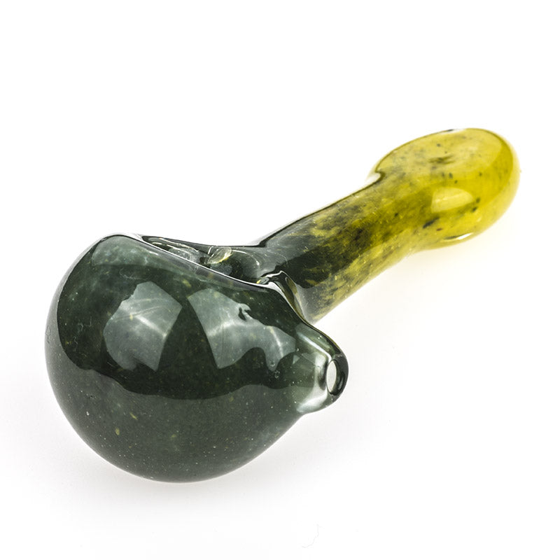 Darkolivegreen Frit Glass Pipe
