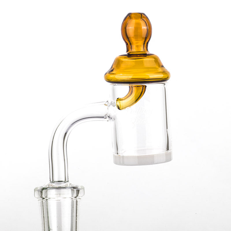 Yellow Glass Dab Carb Cap
