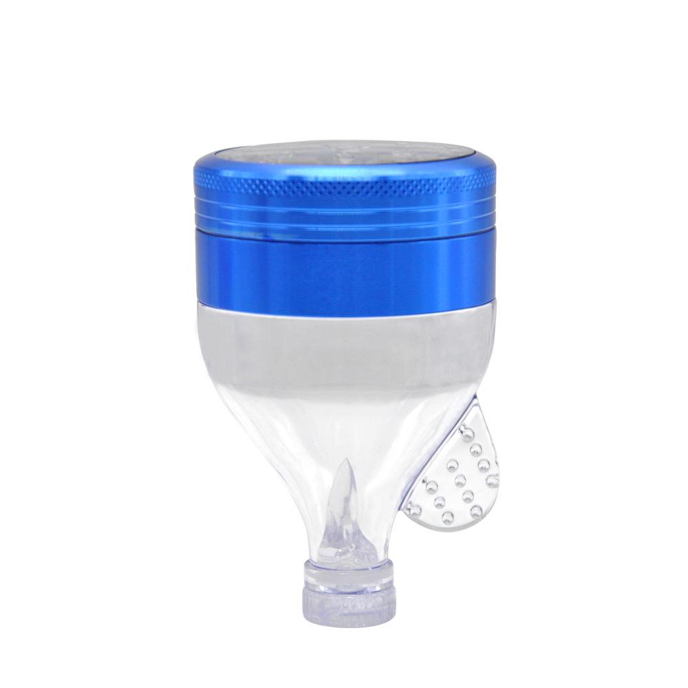 Funnel Aluminum Alloy Herb Grinder 2 Layer