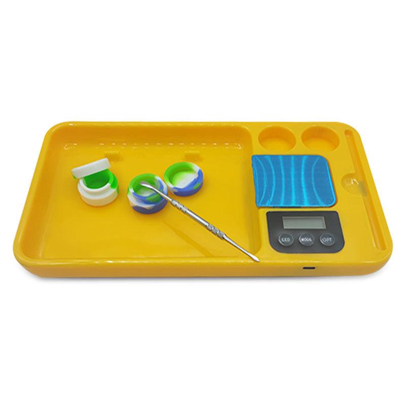 LED Luminous Electronic Scale Rolling Tray