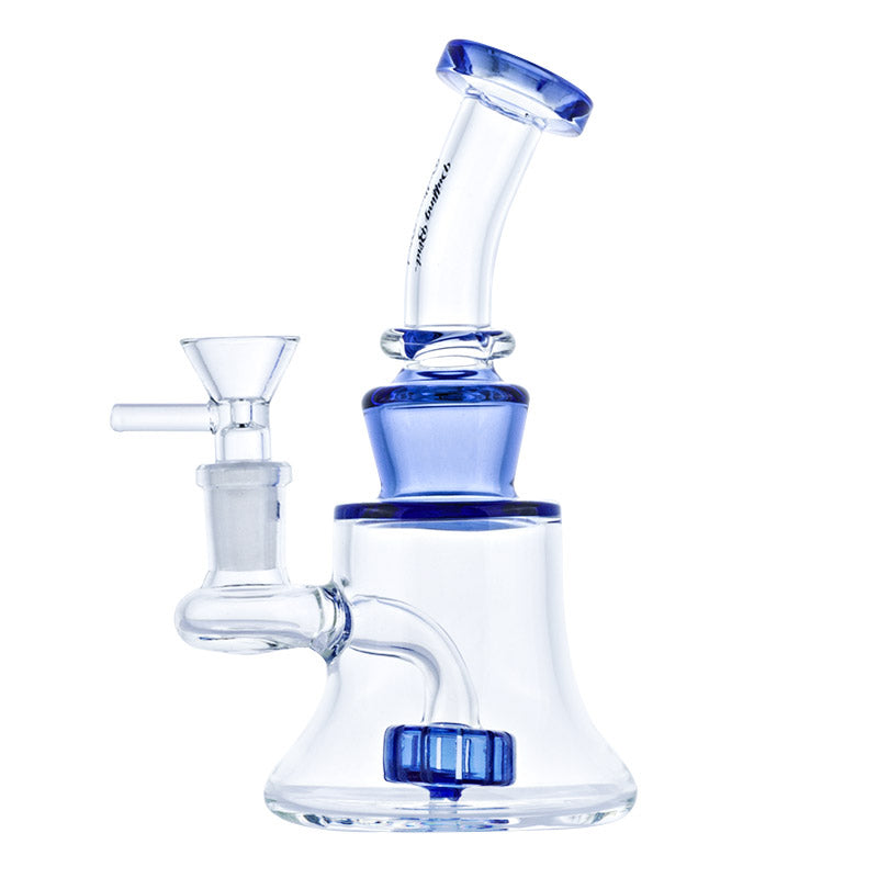 Showerhead Perc Dab Rig w/ Quartz Banger Carb Cap Set