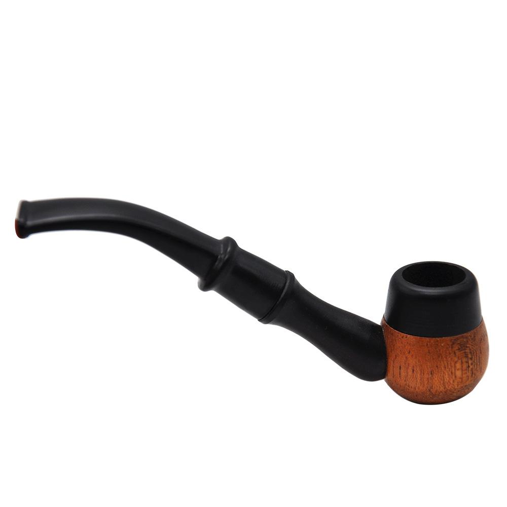 Ebony Wooden Sherlock Pipe