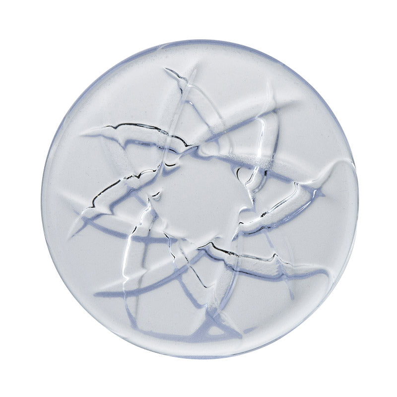 Pinwheel Quartz Channel Cap 30mm