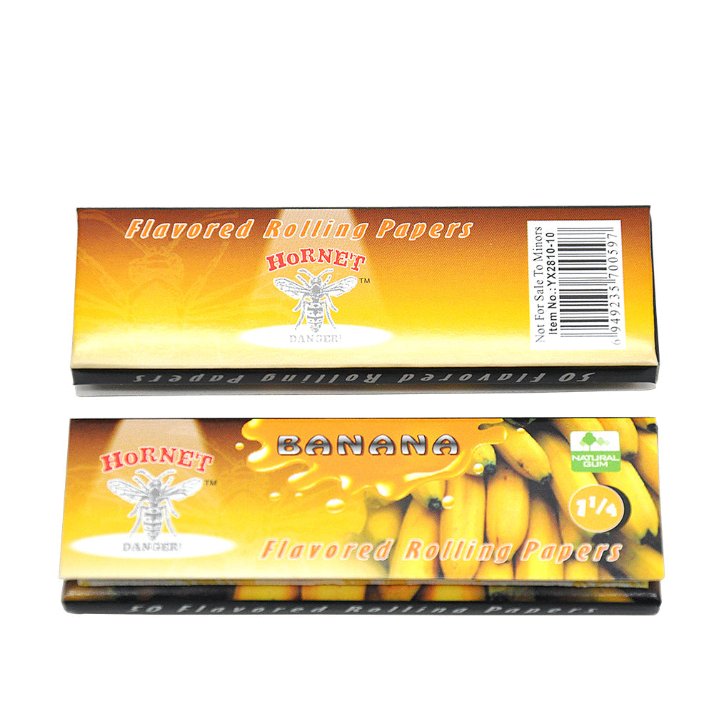 Hornet Banana Flavored Rolling Paper 5 Booklets