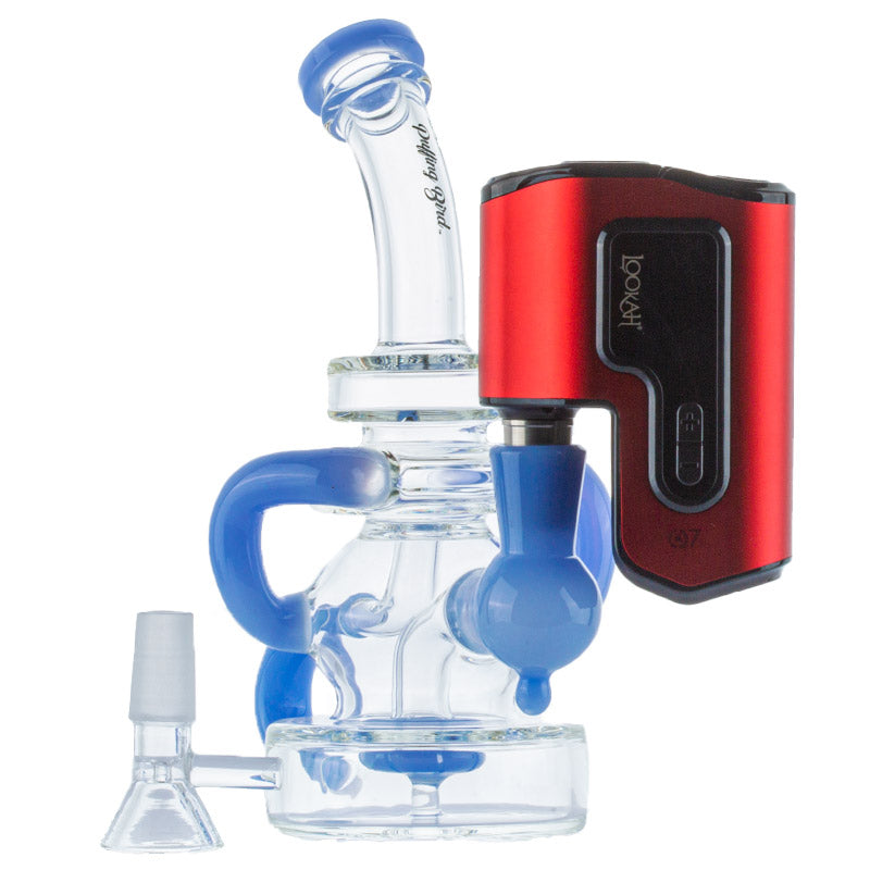 Recycler Showerhead Dab Rig w/ Lookah Q7 Electric Dab Nail Set