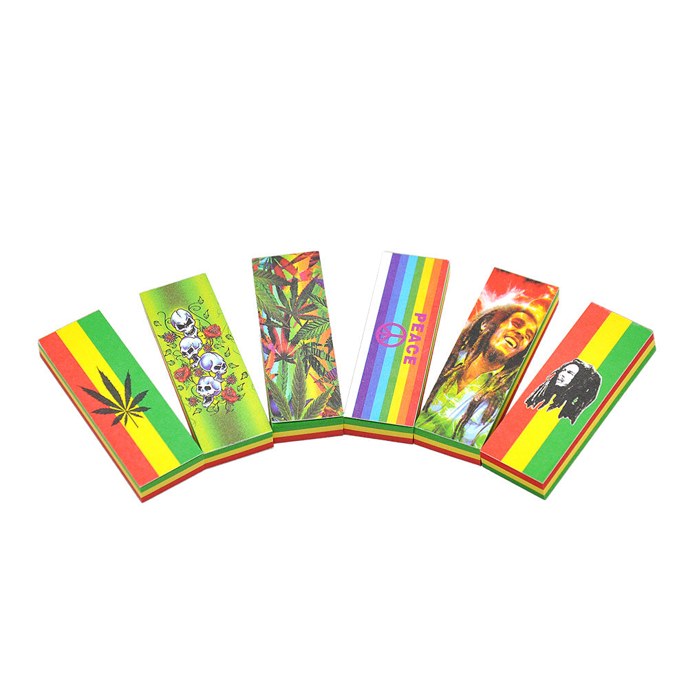 Reggae Pattern Rolling Paper 5 Booklets (Random Pattern)
