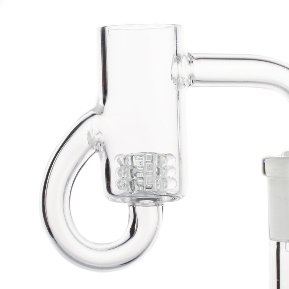 Diamond Knot Loop Recycler Quartz Banger