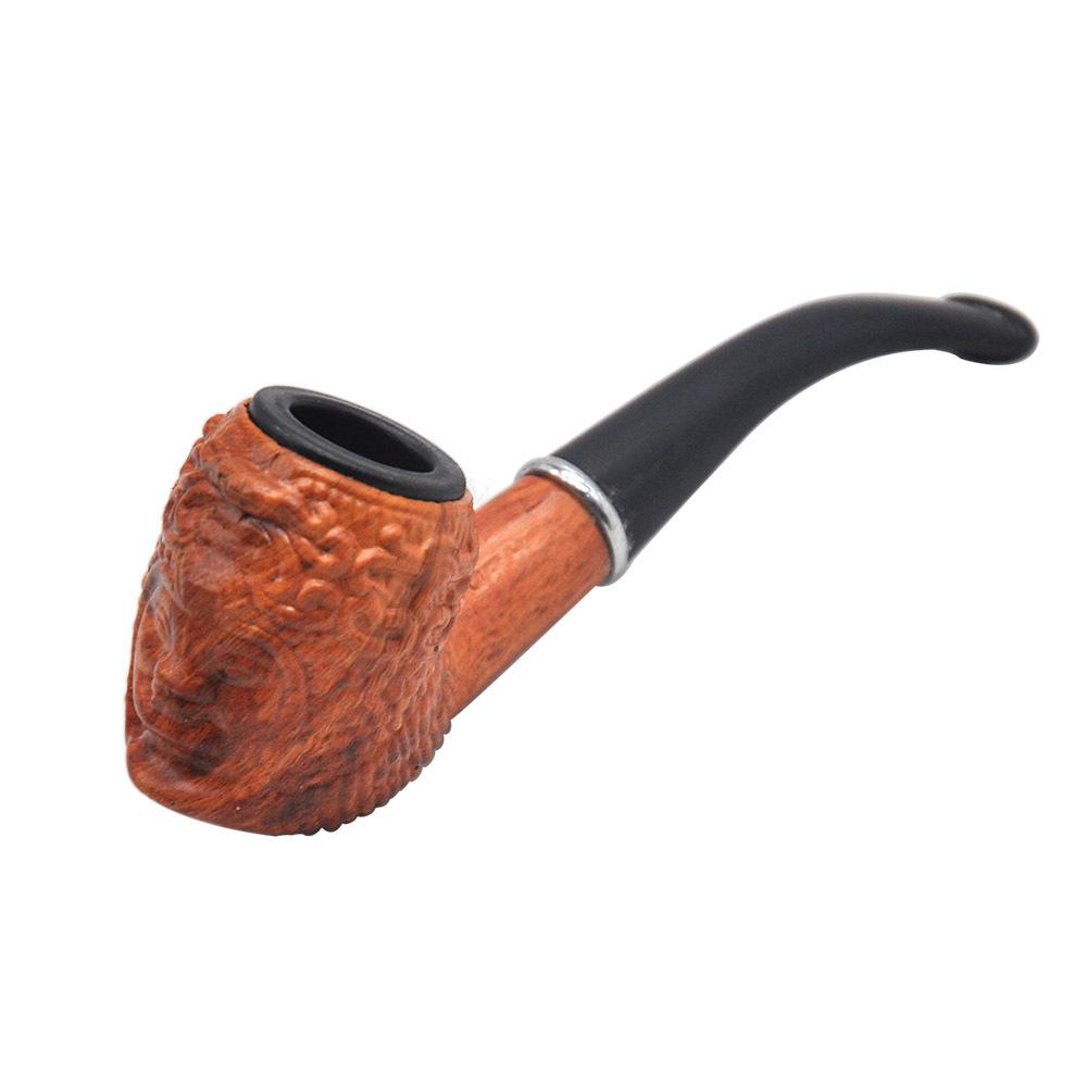 Classic Engraved Wooden Pipe
