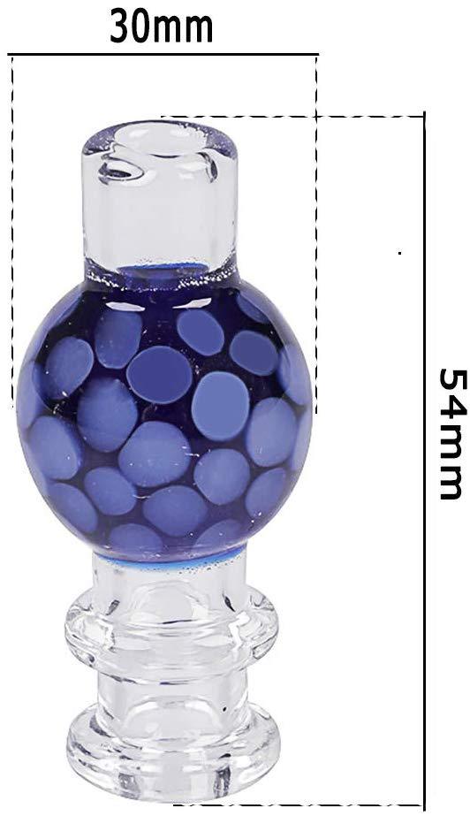 Reusable Colorful Carb Glass Cover Cap Condensation