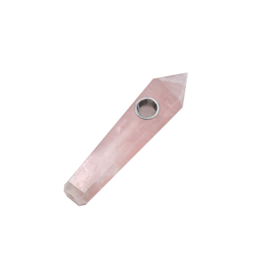 Natural Crystal Stone Pipe