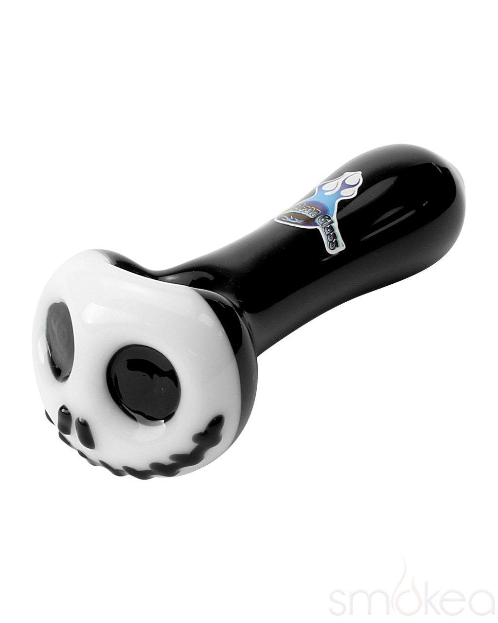 Chameleon Glass Skellington Spoon Hand Pipe