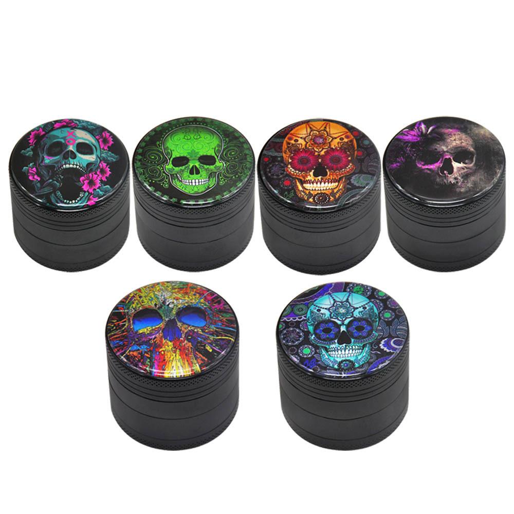 Ghost Aluminum Alloy Herb Grinder 4 Layer