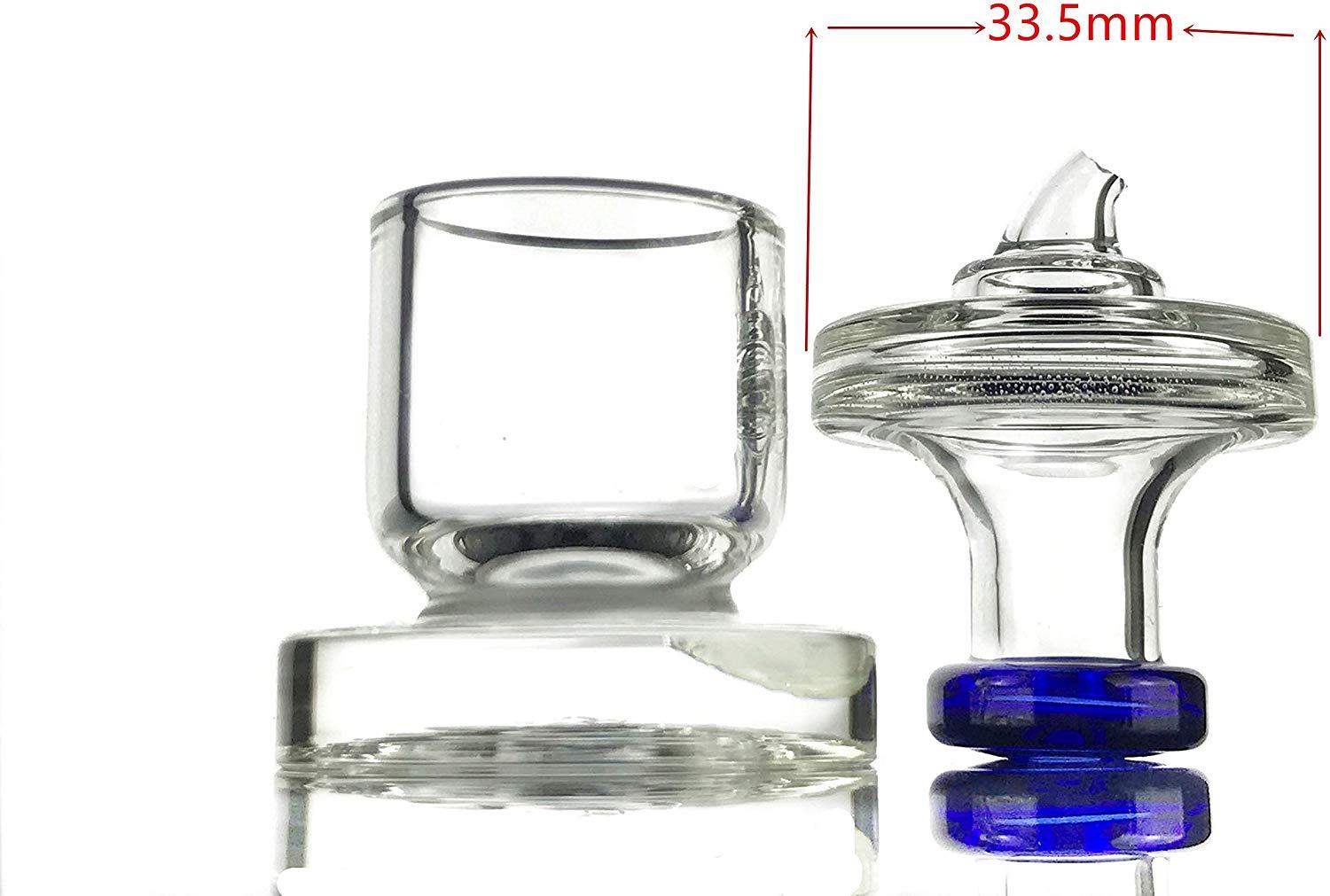 Clear Large Directional Snorkel Carb Cap (Cap Stand+Cap)